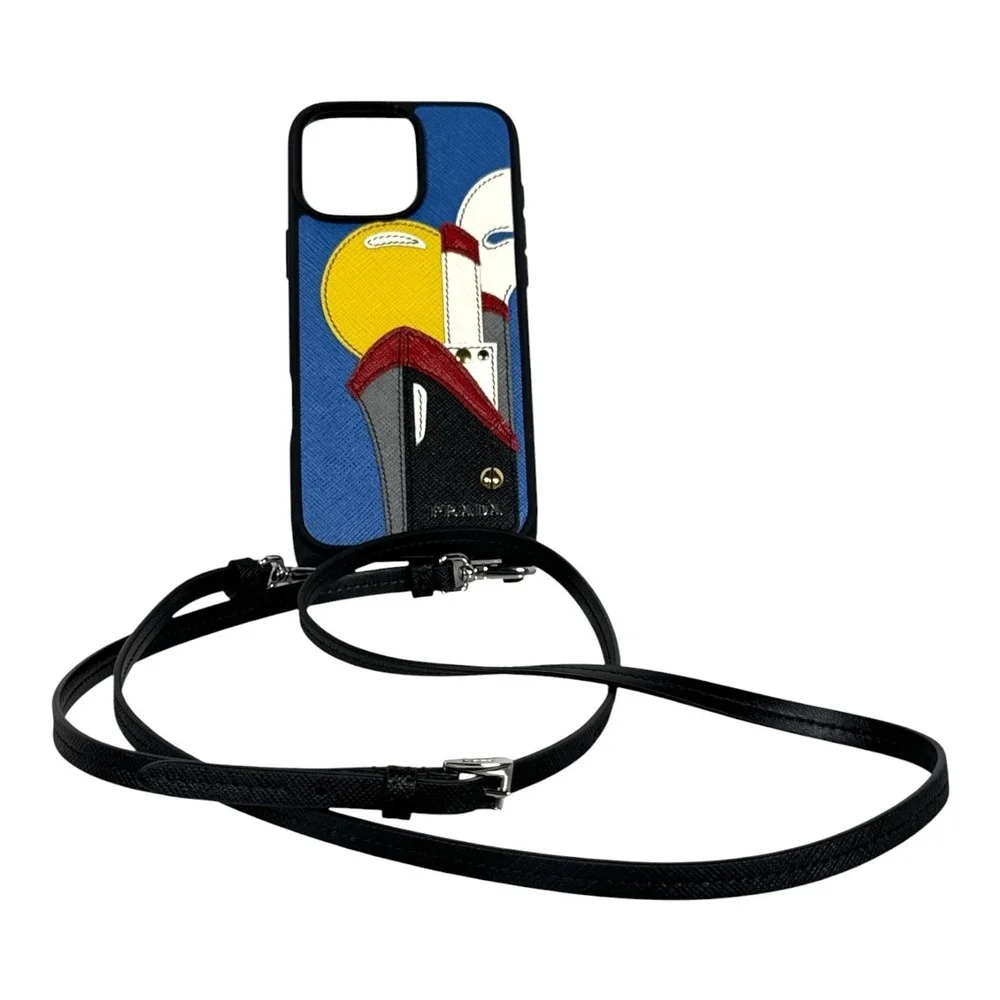 Men's iPhone 16 Pro Max Steamboat Saffiano Leather Phone Case 1ZH211